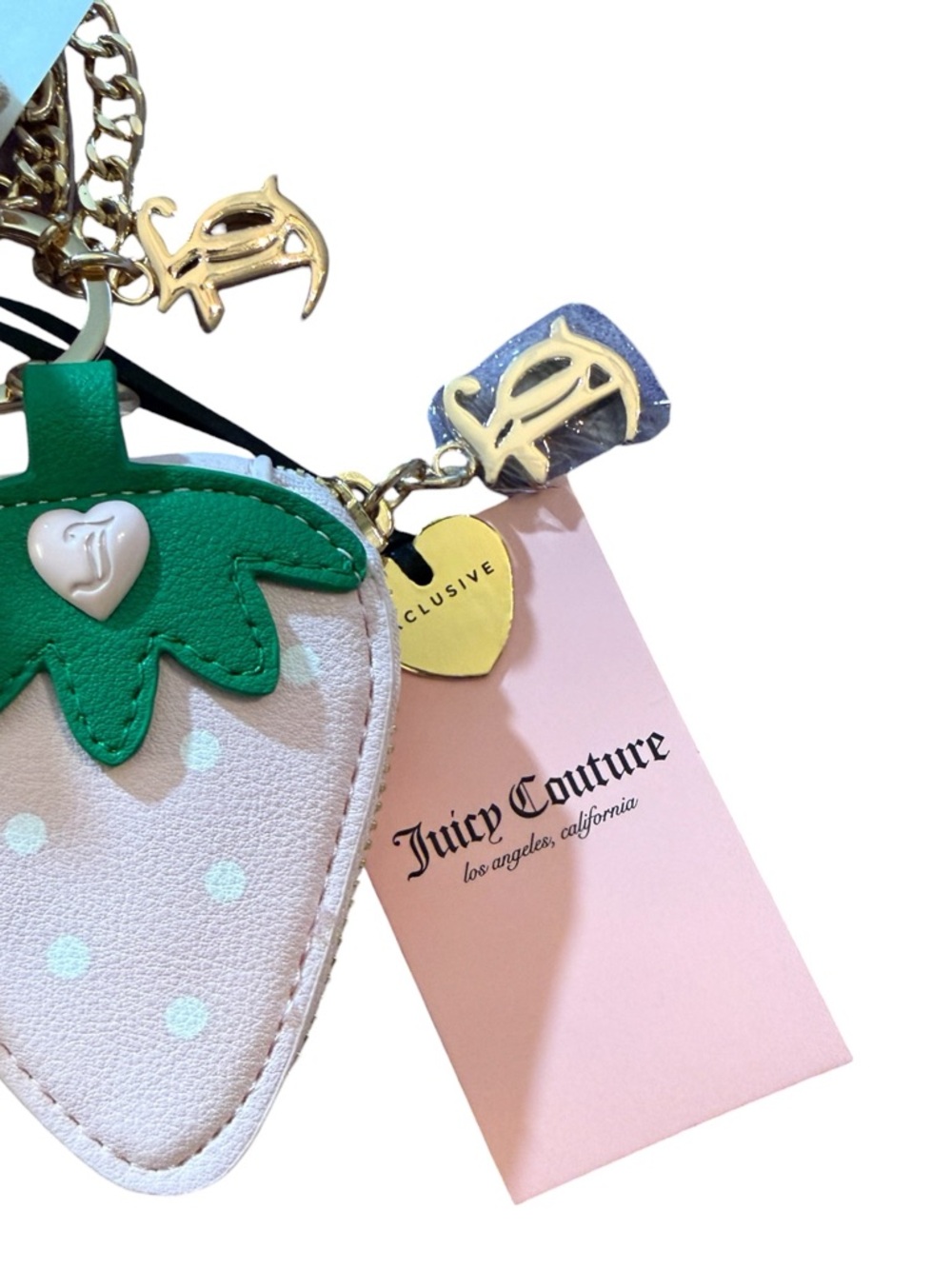 Juicy Couture Strawberry Festival Bag Charm Set, NWT - Picture 5 of 13